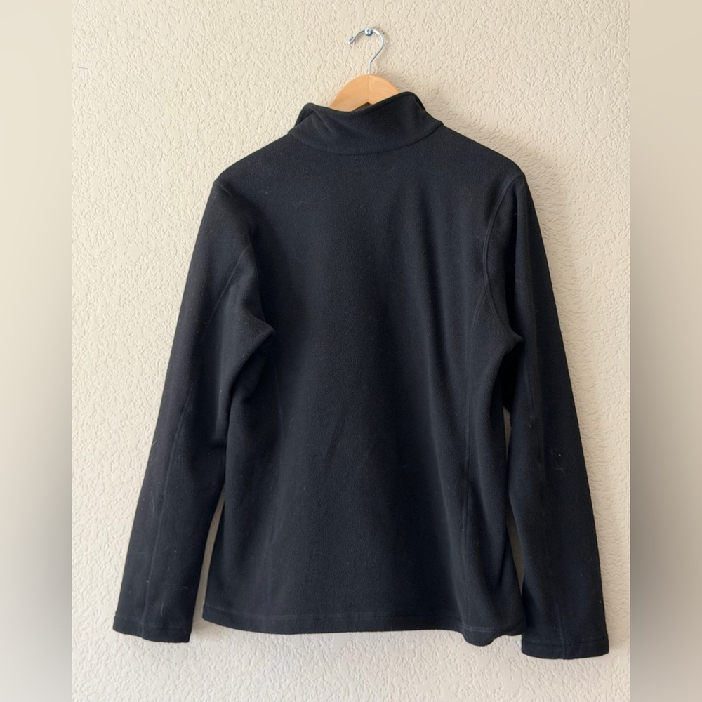 Patagonia Women’s Black Fleece Quarter Zip, Sz LG - Picture 4 of 6